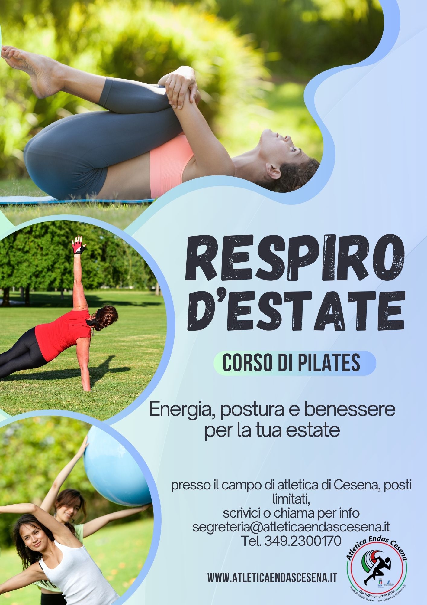 NUOVO CORSO PILATES – LUGLIO